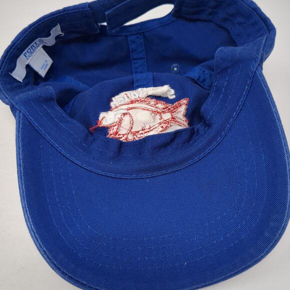 Sea Ranch South Padre Island Strapback Baseball Cap Blue One Size Port & Company - Picture 7 of 10